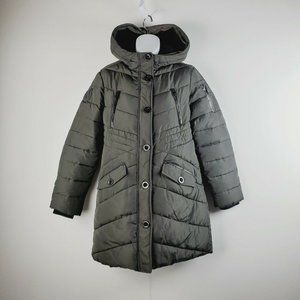 Diesel Womens Olive Green Full Zip Hooded Jacket